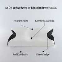 Memóriahabos - Kontúr párna
